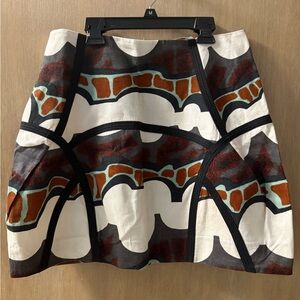 Marni Abstract A-Line Skirt